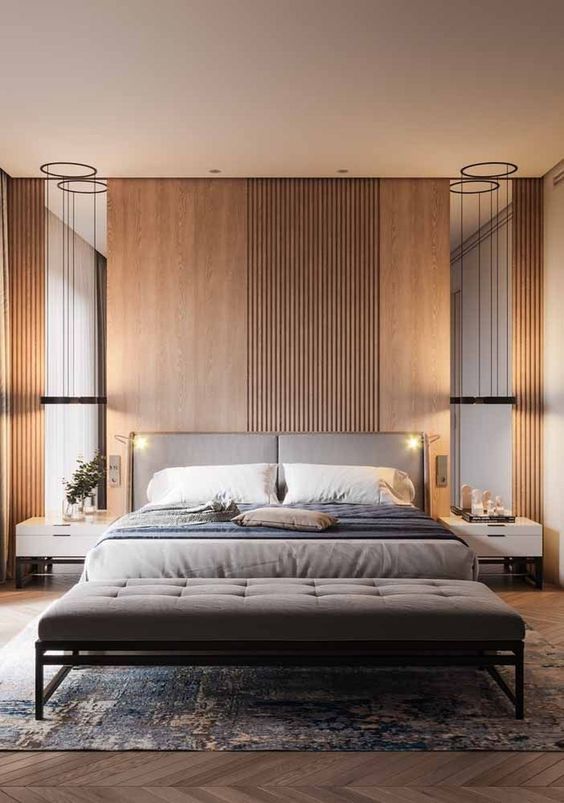 Scandinavian Bedroom Ideas: Warm It with Wood