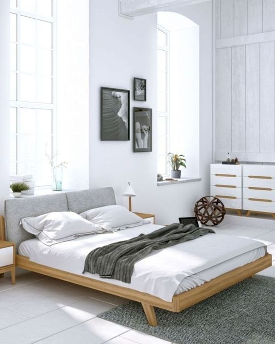 Scandinavian Bedroom Ideas: The Lower The Better