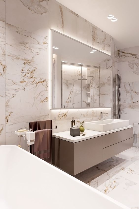 bathroom marble ideas 10