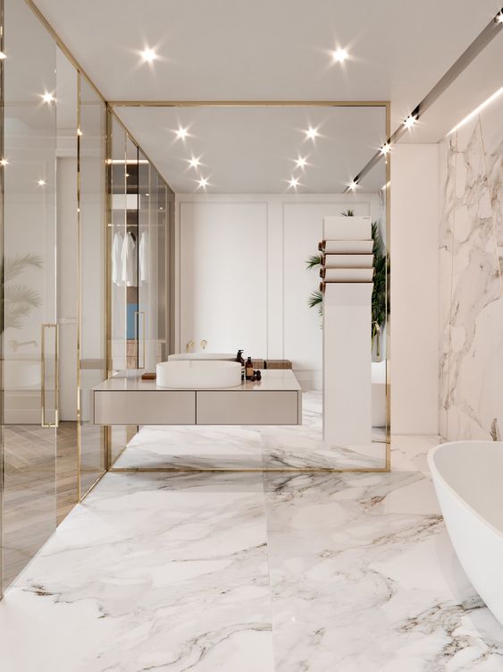 bathroom marble ideas 15
