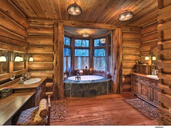 Back to Nature with These Rustic Bathroom Ideas