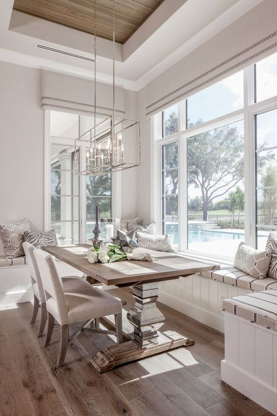 White Dining Room Ideas: Elegant Rustic White