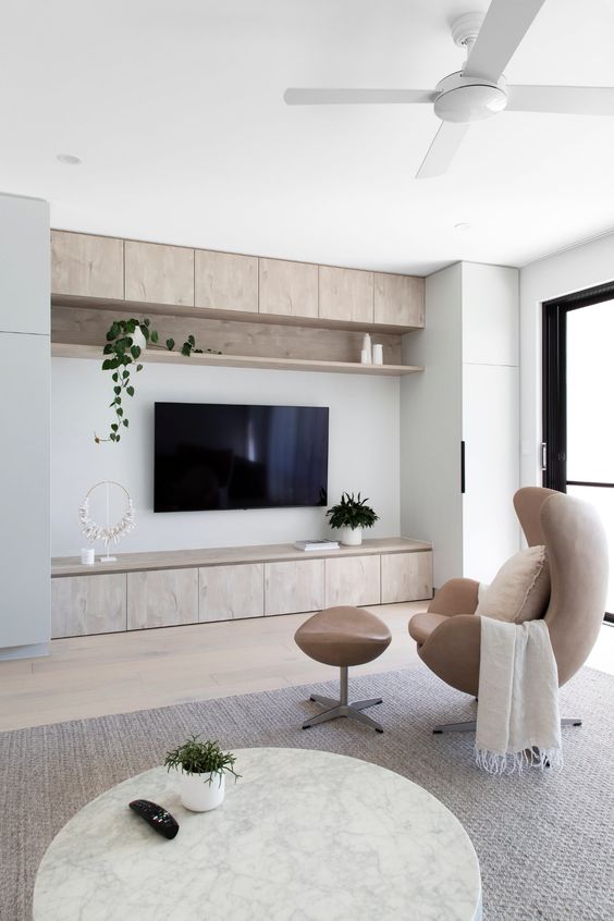 Living Room with TV Ideas: Keep It Simple