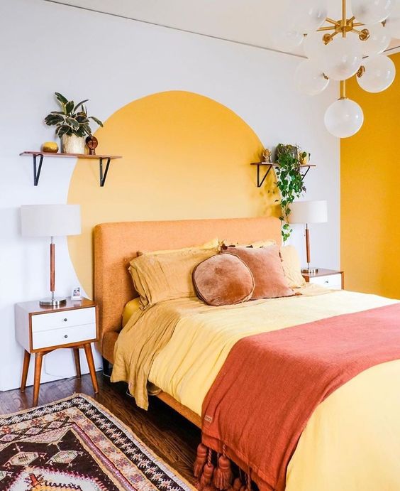 yellow bedroom ideas 14