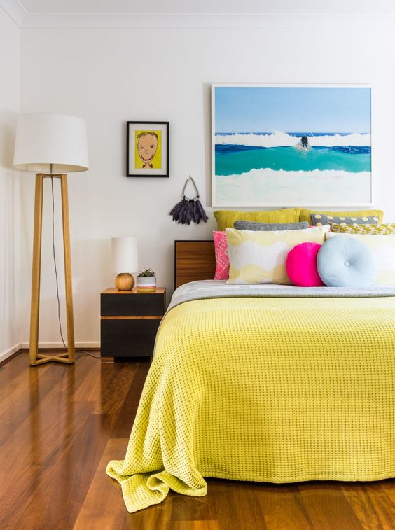 yellow bedroom ideas 16