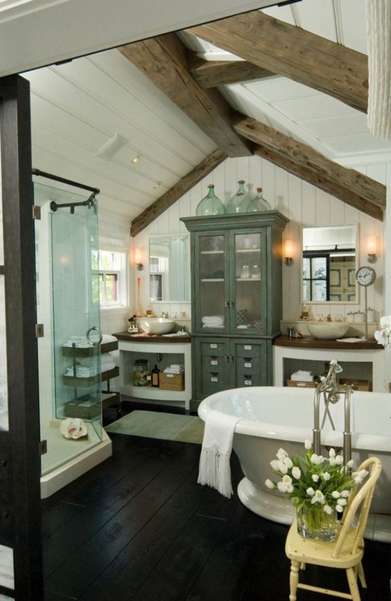 Vintage Bathroom Ideas: Beautiful Rustic Look